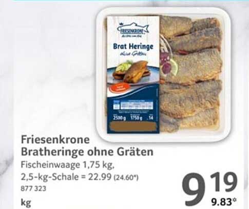 Friesenkrone Bratheringe ohne Gräten