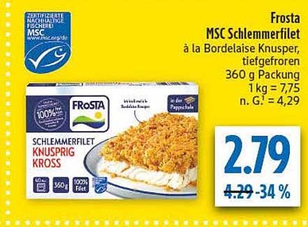 Frosta MSC Schlemmerfilet à la Bordelaise Knusper