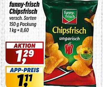 funny-frisch Chipsfrisch ungarisch 150 g