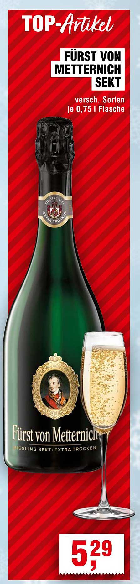 Fürst von Metternich Sekt – 0,75 l Flasche