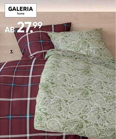 GALERIA home Bettwäsche-Set ab 27,99 €