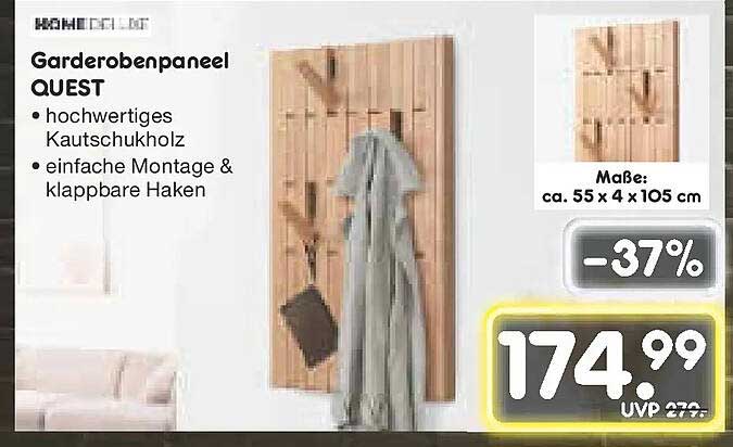 Garderobenpaneel QUEST