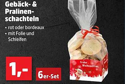 Gebäck- & Pralinenschachteln im 6er-Set