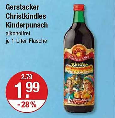 Gerstacker Christkindles Kinderpunsch 1-Liter-Flasche