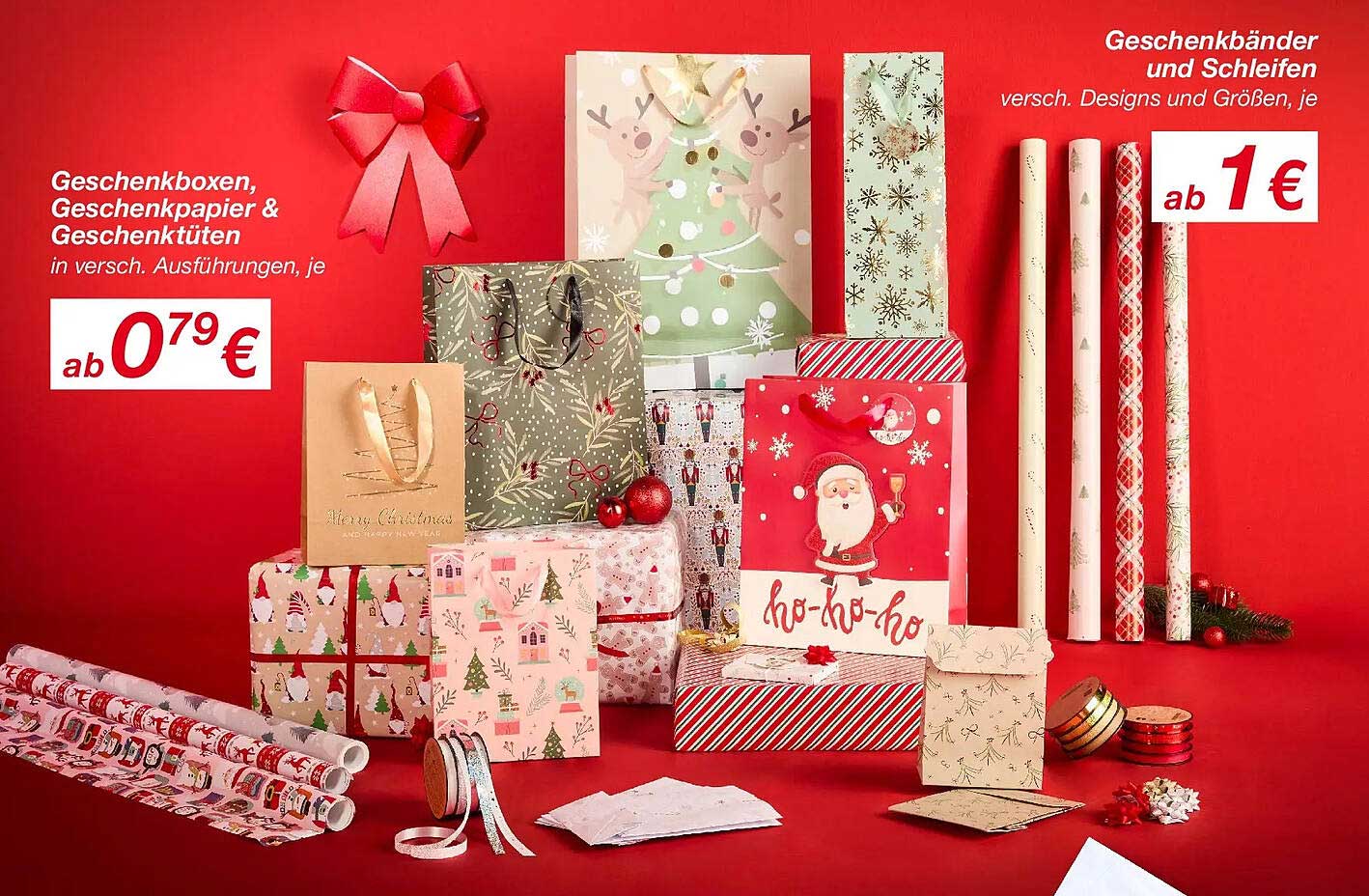 Geschenkboxen, Geschenkpapiere & Geschenktüten in verschiedenen Ausführungen