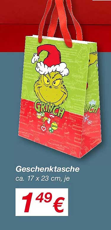 Geschenktasche Grinch