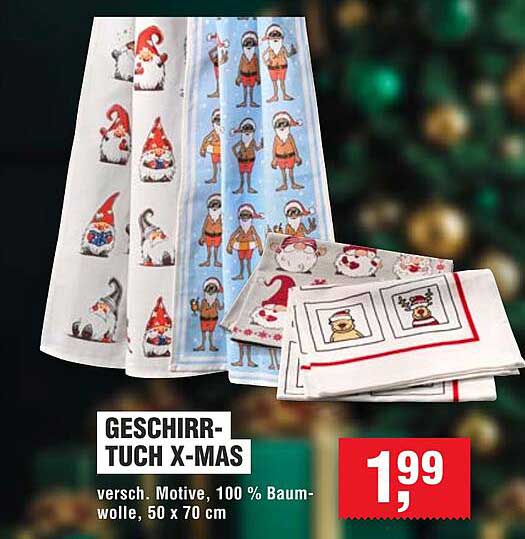 Geschirr-Tuch X-Mas
