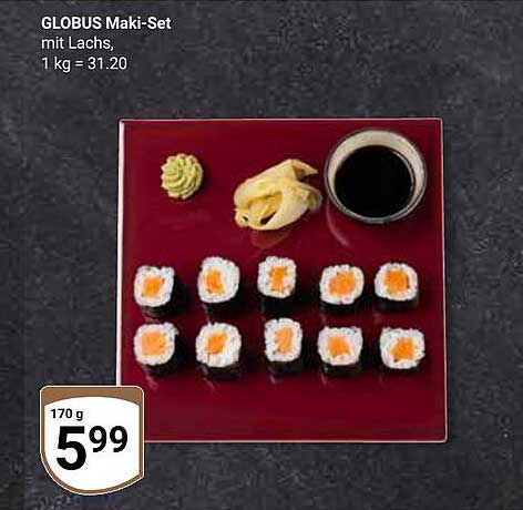 GLOBUS Maki-Set mit Lachs