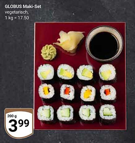 GLOBUS Maki-Set, vegetarisch