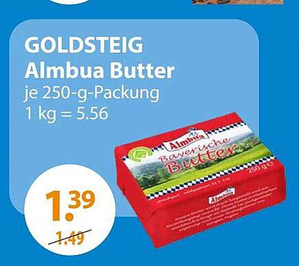 GOLDSTEIG Almua Butter 250-g-Packung