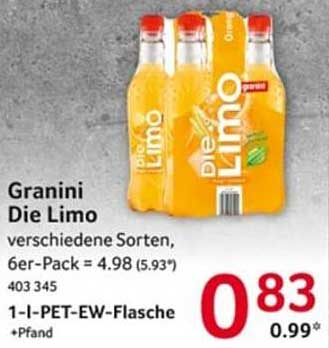 Granini Die Limo – Verschiedene Sorten im 6er-Pack