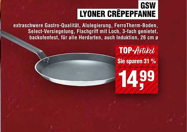 GSW Lyoner Crêpepfanne