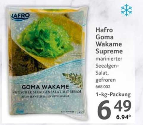 Hafro Goma Wakame Supreme - marinierter Seealgensalat mit Sesam