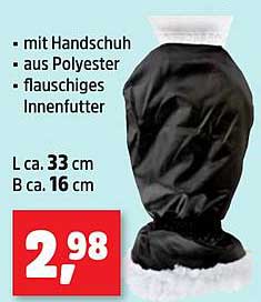 Handschuh mit flauschigem Innenfutter aus Polyester