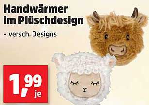 Handwärmer im Plüschdesign