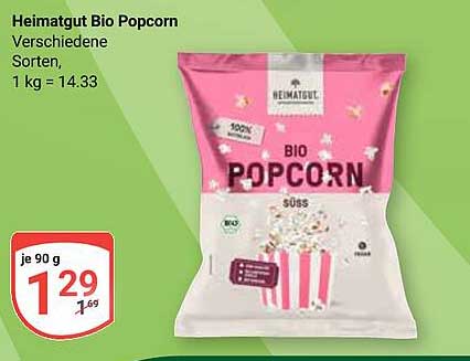 Heimatgut Bio Popcorn - Süße Sorten