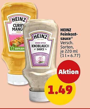 HEINZ Feinkostsauce - Verschiedene Sorten 220 ml