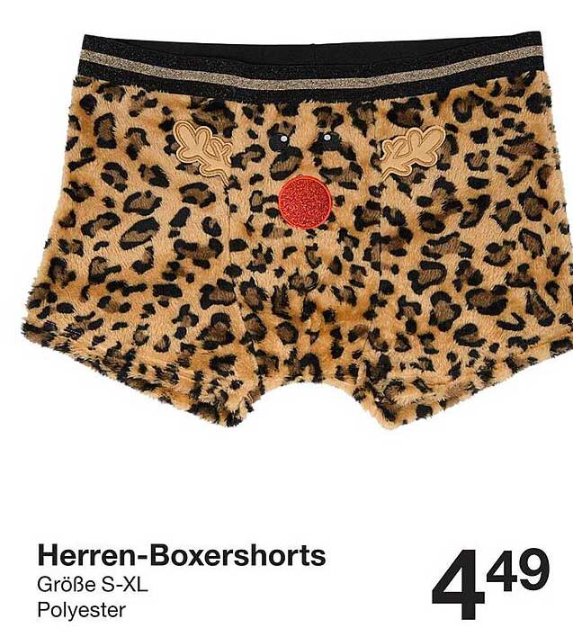 Herren-Boxershorts - Größe S-XL