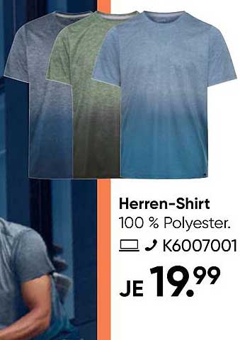 Herren-Shirt 100 % Polyester