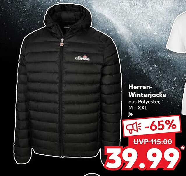 Herren-Winterjacke aus Polyester, M - XXL
