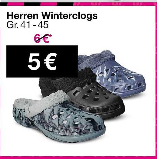 Herrliche Herren Winterclogs Gr. 41-45
