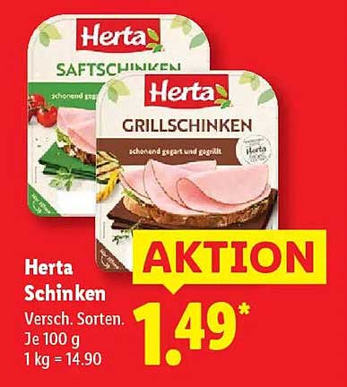 Herta Schinken - vielfältig und lecker!