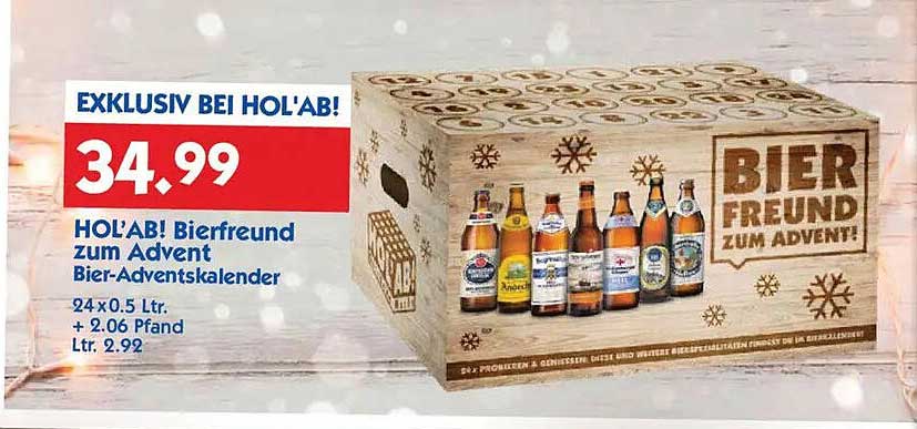 HOL'AB! Bierfreund zum Advent Bier-Adventskalender