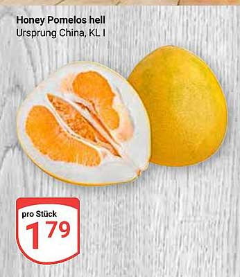 Honey Pomelos hell - Ursprung China, KL I
