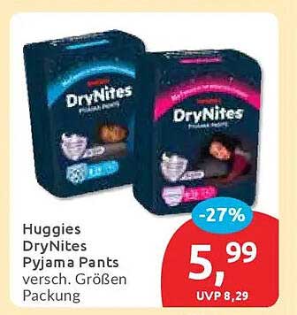 Huggies DryNites Pyjama Pants - verschiedene Größen