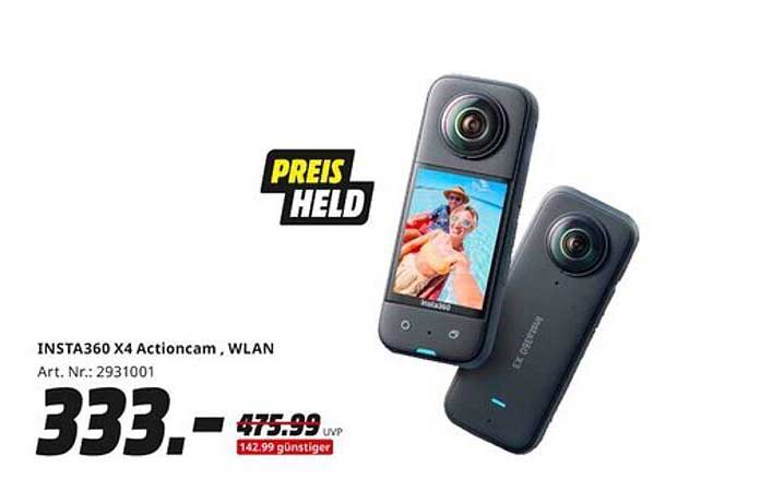 INSTA360 X4 Actioncam, WLAN