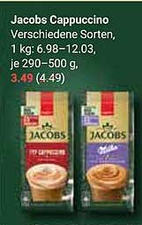 Jacobs Cappuccino - Verschiedene Sorten