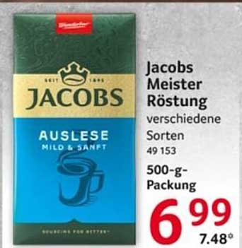 Jacobs Meister Röstung - Auslese Mild & Sanft 500-g-Packung