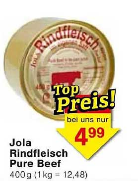 Jola Rindfleisch Pure Beef 400g