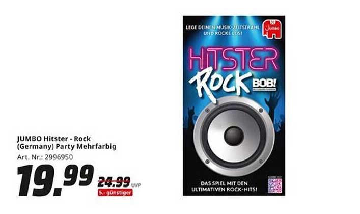 JUMBO Hitster - Rock (Germany) Party Mehrfarbig
