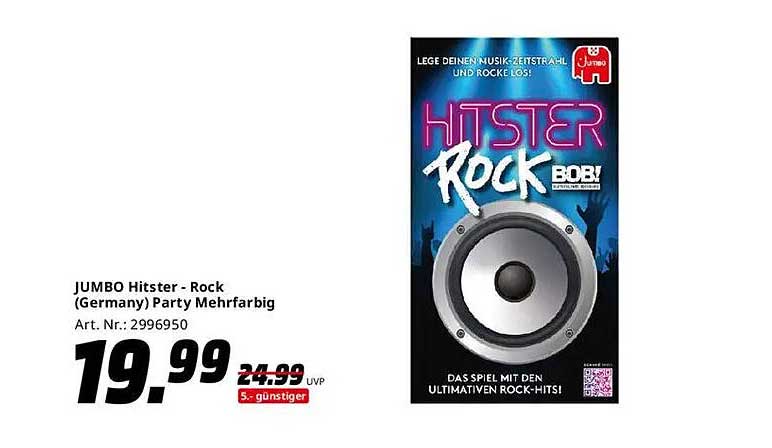 JUMBO Hitster - Rock (Germany) Party Mehrfarbig