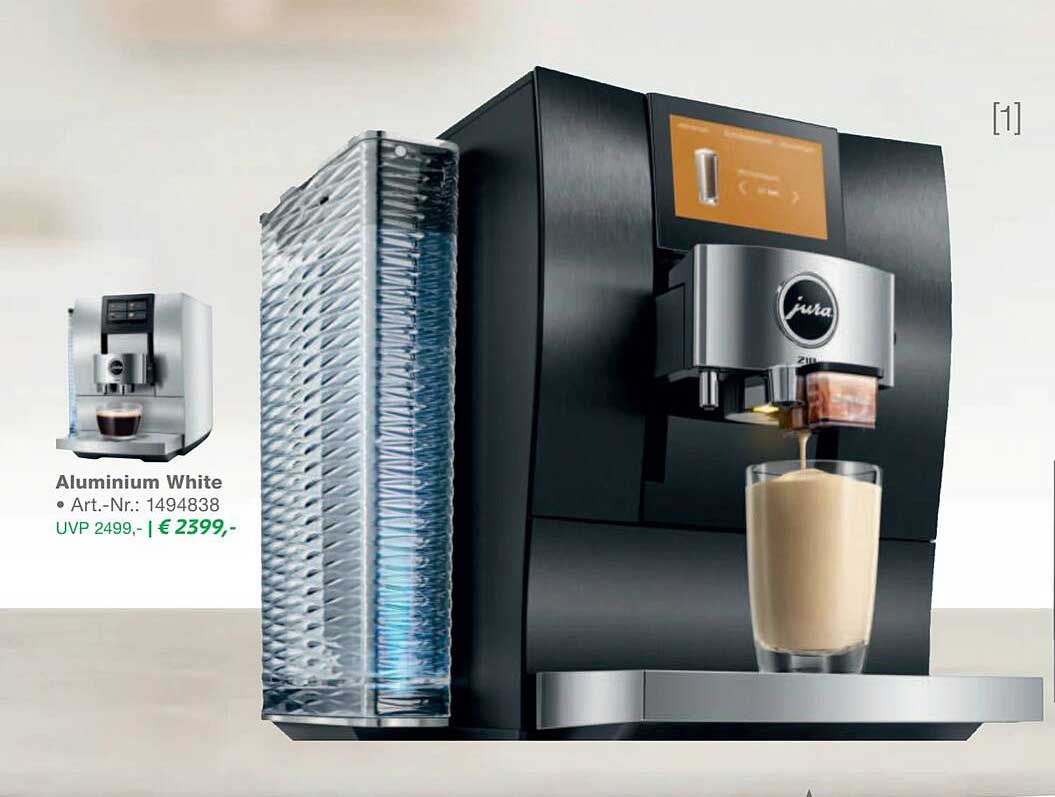 Jura Z10 Kaffeevollautomat Aluminium White