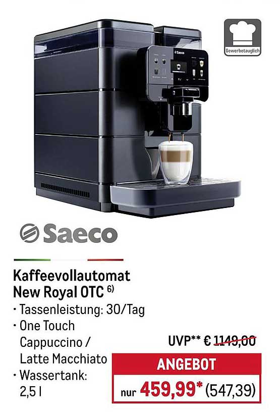 Kaffevollautomat New Royal OTC von Saeco