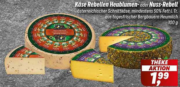 Käse Rebellen Heublumen- oder Nuss-Rebell, 100 g