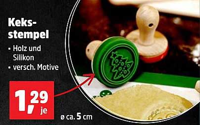 Keksstempel - Holz und Silikon, verschiedene Motive