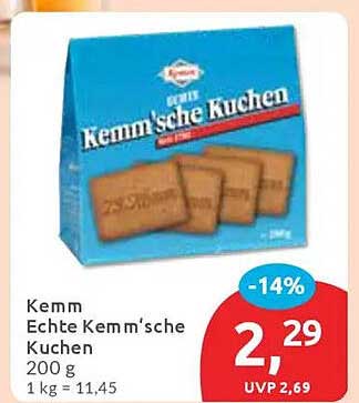 Kemmsche Echte Kemmsche Kuchen 200 g