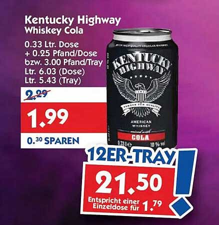 Kentucky Highway Whiskey Cola