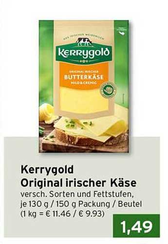 Kerrygold Original Irischer Käse - verschiedene Sorten und Fettstufen