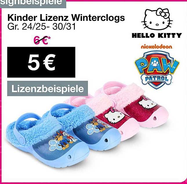 Kinder Lizenz Winterclogs in den Größen 24/25 – 30/31