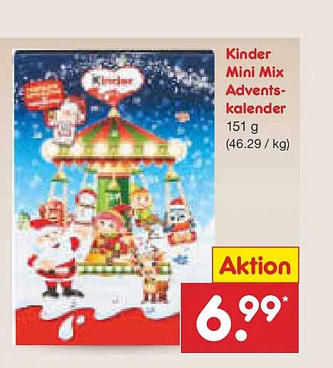 Kinder Mini Mix Adventskalender