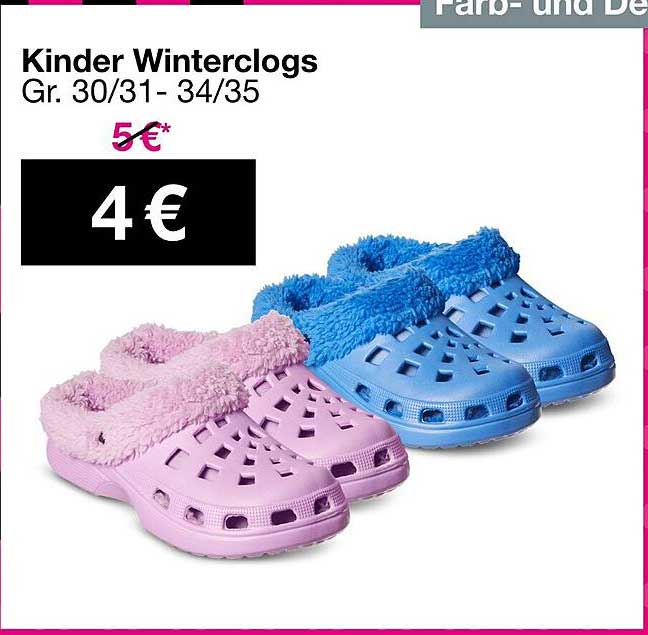 Kinder Winterclogs Gr. 30/31 – 34/35