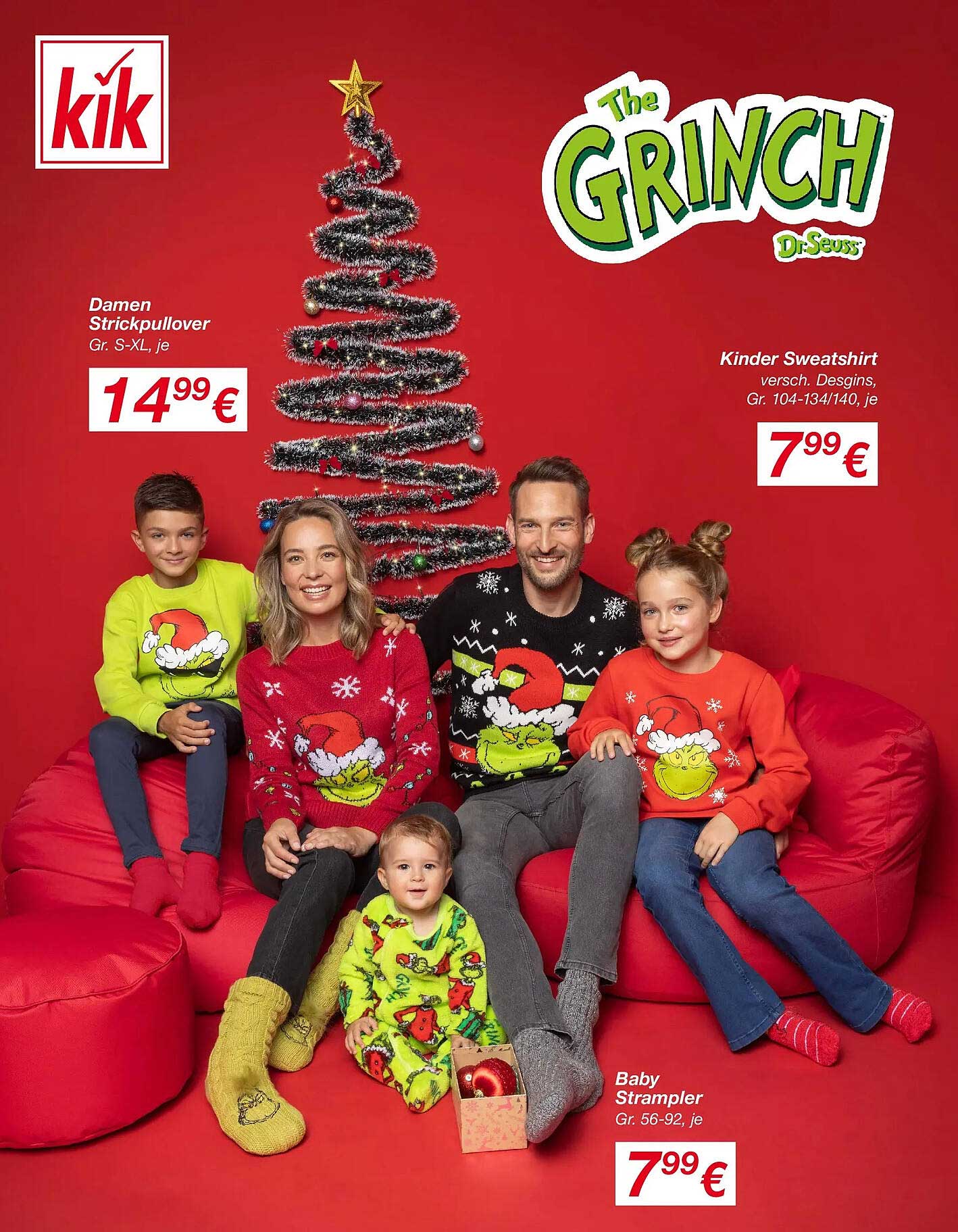 Kindersweatshirt "The Grinch" für 7,99 €