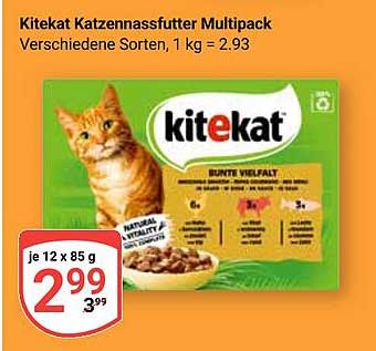 Kitekat Katzennassfutter Multipack - Verschiedene Sorten