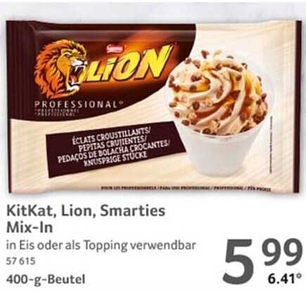 KitKat, Lion, Smarties Mix-In in 400-g-Beutel