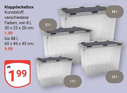 Klappdeckelbox aus Kunststoff – Praktischer Stauraum für Jeden Bedarf