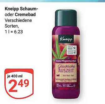 Kneipp Schaum- oder Cremebad - Verschiedene Sorten, 400 ml